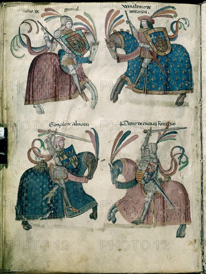 LIBRO DE LOS CABALLEROS DE LA ORDEN DE SANTIAGO - 1361 - FOLIO 72 V - GUMIEL - MIRANDA - ALMOTAR
BURGOS, ARCHIVO MUNICIPAL
BURGOS

This image is not downloadable. Contact us for the high res.
