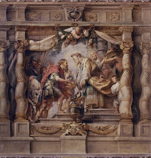 Rubens, Abraham offering the tithe to Melquisedec
