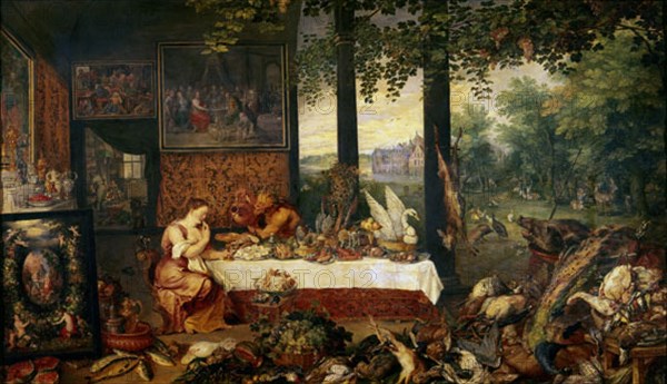 Jan Bruegel, The Five Senses - Taste