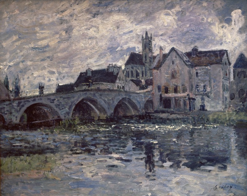 Sisley, Le pont à Moret sur Loing