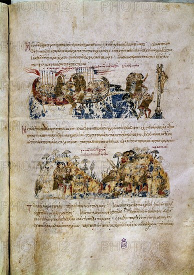 SKYLLITZES
SINOPSIS HITORIARUM VIT 26-2 FOL 41
MADRID, BIBLIOTECA NACIONAL
MADRID

This image is not downloadable. Contact us for the high res.