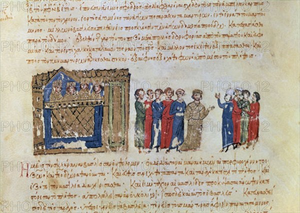 SKYLLITZES
ZOE Y THEODORA
MADRID, BIBLIOTECA NACIONAL
MADRID

This image is not downloadable. Contact us for the high res.