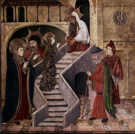 HUGUET JAIME 1414/1492
PRESENTACION DE LA VIRGEN EN EL TEMPLO
BILBAO, MUSEO BELLAS ARTES
VIZCAYA

This image is not downloadable. Contact us for the high res.