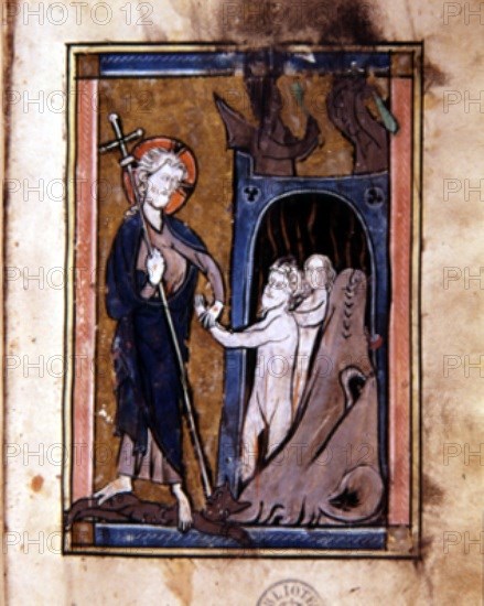 LIBRO DE HORAS-VIT 23-10 FOL 24- LIBERACION DE AS ALMAS DEL LIMBO
MADRID, BIBLIOTECA NACIONAL
MADRID

This image is not downloadable. Contact us for the high res.