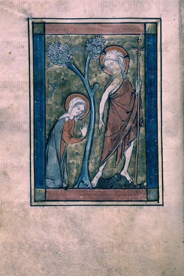 LIBRO DE HORAS-APARICION A MARIA MAGDALENA
MADRID, BIBLIOTECA NACIONAL
MADRID