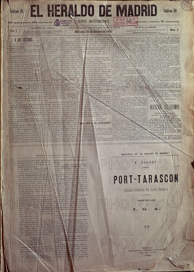 PERIODICO EL HERALDO DE MADRID 1890
MADRID, HEMEROTECA MUNICIPAL
MADRID

This image is not downloadable. Contact us for the high res.