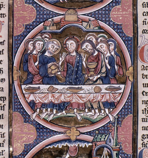 BIBLIA DE SAN LUIS-LA STA CENA Y APOSTOLES-TOMO III-F 53-A3
TOLEDO, CATEDRAL BIBLIOTECA
TOLEDO

This image is not downloadable. Contact us for the high res.