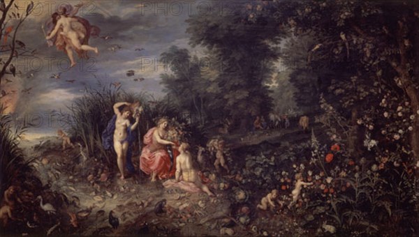 Jan Bruegel, Abundance and the Four Elements