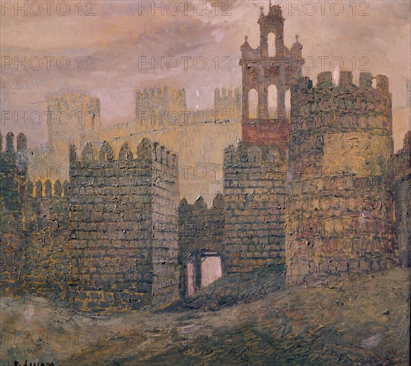 Lezcano, Walls of Avila at daybreak