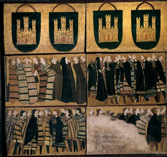 TABLAS MAHAMUT(BURGOS)CORTEJO FUNEBRE DE SAIZ DE CARRILLO-CONJUNTO
BARCELONA, MUSEO DE ARTE CATALUÑA
BARCELONA

This image is not downloadable. Contact us for the high res.