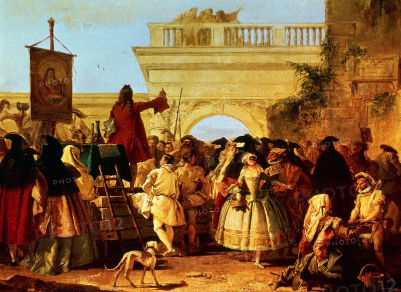 Tiepolo, Vendeur ambulant dans un carnaval