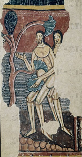 PINTURA MURAL DE LA IGL DE S MARTIN DE SESCORTS-DET ADAN Y EVA-PECADO ORIGINAL
VICH, MUSEO EPISCOPAL
BARCELONA

This image is not downloadable. Contact us for the high res.