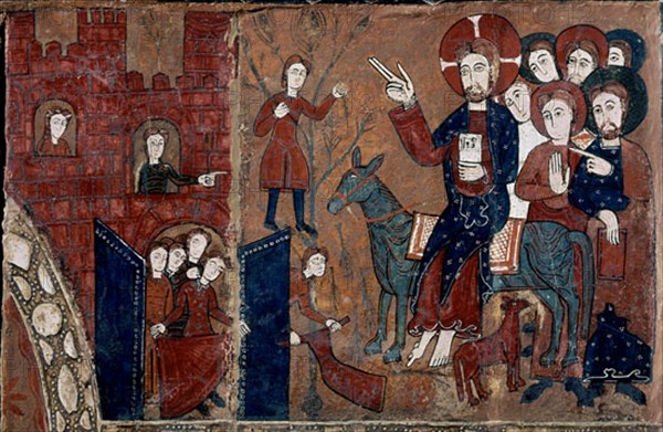FRONTAL ROMANICO-PROCEDE ESPINELVES-S XII-ENTRADA JERUSALEM
VICH, MUSEO EPISCOPAL
BARCELONA

This image is not downloadable. Contact us for the high res.