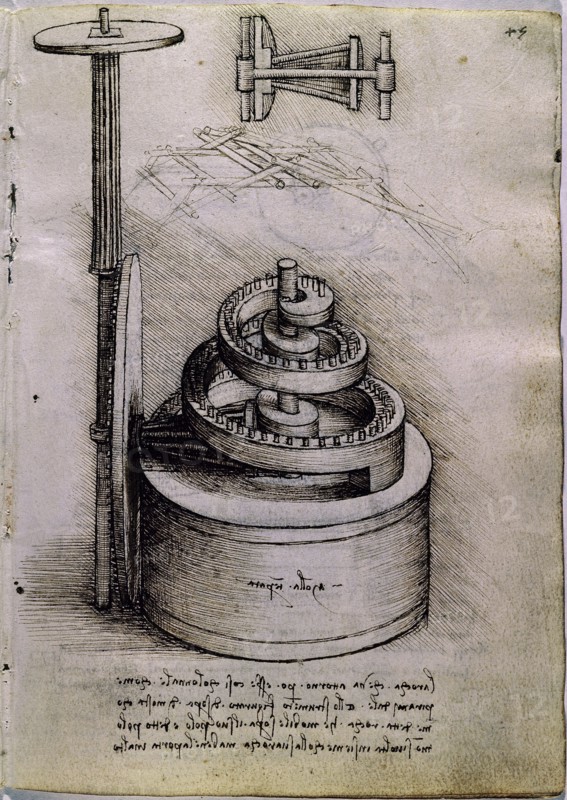 VINCI LEONARDO 1452/1519
LIBRO CON DIBUJO DE MAQUINA DE ENGRANAJES DE MECANISMO DE UN RELOJ-RENACIMIENTO ITALIANO
MADRID, BIBLIOTECA NACIONAL ESTAMPAS
MADRID

This image is not downloadable. Contact us for the high res.