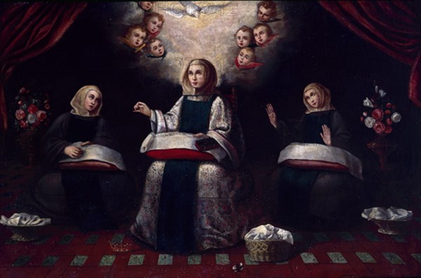 Zurbaran, Madonna Sewing