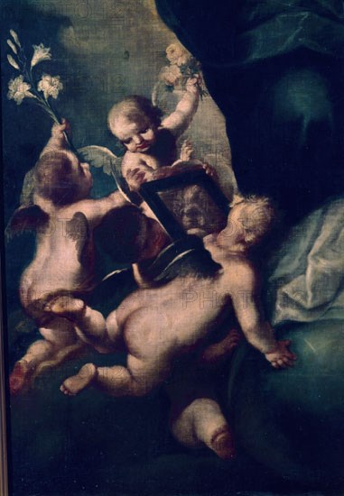 CARREÑO MIRANDA JUAN 1614/1685
INMACULADA-DET ANGELES
MADRID, COLECCION PARTICULAR
MADRID