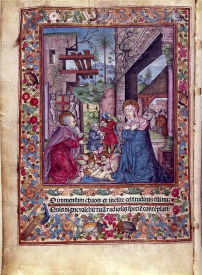 MISAL DE SAN CUGAT S XIV-ADORACION PASTORES
BARCELONA, ARCHIVO CORONA ARAGON
BARCELONA