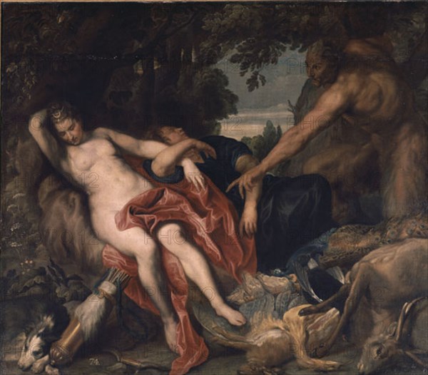 DYCK ANTON VAN 1599/1641
DIANA Y ENDIMION SORPRENDIDOS POR SATIRO
MADRID, MUSEO DEL PRADO-PINTURA
MADRID