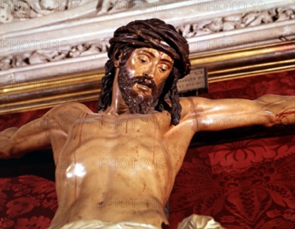 MARTINEZ MONTAÑES JUAN 1568/1649
DET- CRISTO DE LA CLEMENCIA EN LA SACRISTIA DE LOS CALICES   CONJ Nº 16952
SEVILLA, CATEDRAL
SEVILLA