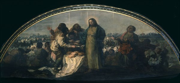 Goya, La Multiplication des pains et des poissons