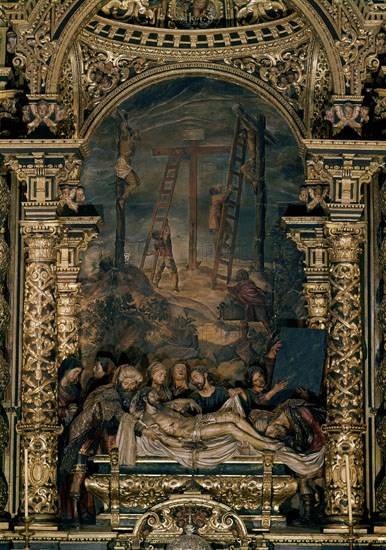 ROLDAN PEDRO 1624/69
RETABLO MAYOR-DET EL SANTO ENTIERRO-BARROCO
SEVILLA, HOSPITAL DE LA CARIDAD
SEVILLA