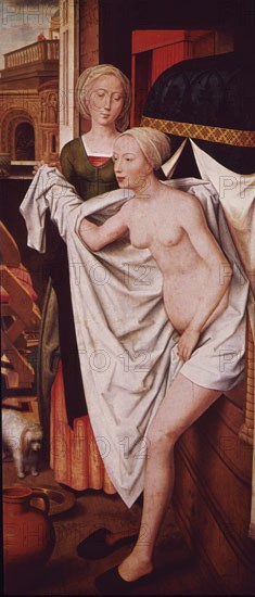 MEMLING HANS 1435/94
R- BETSABE SALIENDO DEL BAÑO - S XV - GOTICO FLAMENCO
STUTTGART, GALERIA ESTATAL
ALEMANIA