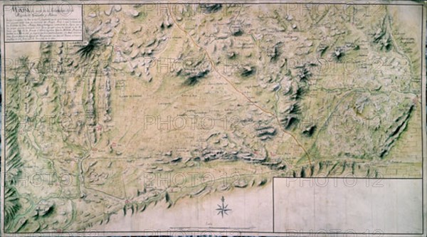 PROSPERO DE VERBON I
MAPA DE PARTE DE LOS REINOS DE GRANADA Y MURCIA-1721. PROYECTO DE REGADIO POR ACEQUIA REAL
MADRID, BIBLIOTECA NACIONAL MAPAS
MADRID