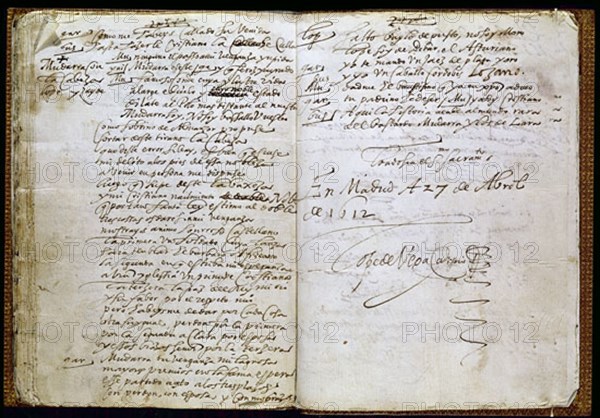 LOPE DE VEGA FELIX 1562/1635
ESCRITO Y AUTOGRAFO EN 1612
MADRID, ACADEMIA DE LA LENGUA
MADRID

This image is not downloadable. Contact us for the high res.
