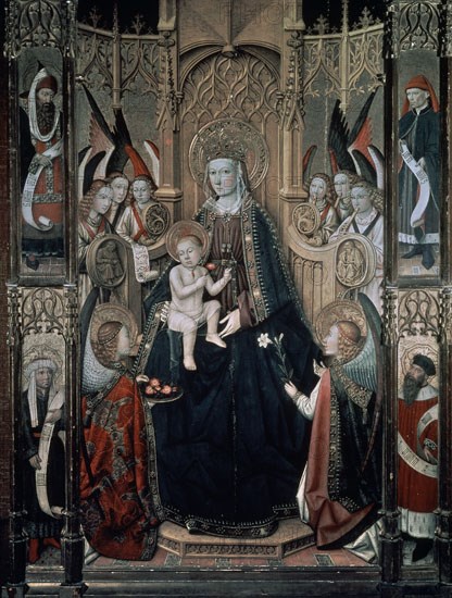 HUGUET JAIME 1414/1492
RETABLO DE VALMOLL-DET LA VIRGEN-1450
BARCELONA, MUSEO DE ARTE CATALUÑA
BARCELONA

This image is not downloadable. Contact us for the high res.