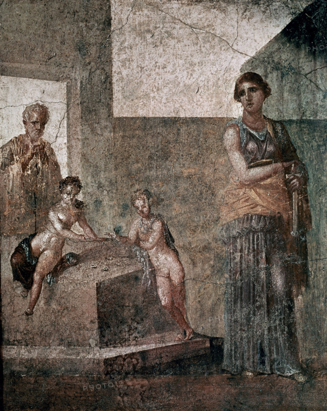 Timomacus of Byzance, Medea about to murder her children
