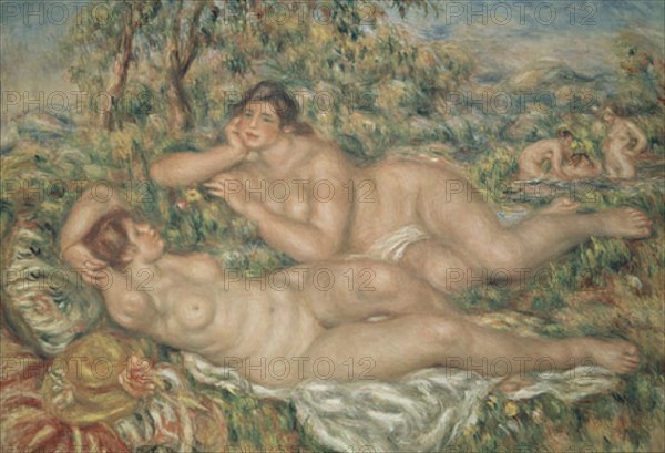 RENOIR AUGUSTE 1841/1919
LAS BAÑISTAS - 1918-19 - O/L - 110x60
PARIS, MUSEO LOUVRE-INTERIOR
FRANCIA

This image is not downloadable. Contact us for the high res.