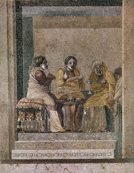 DIOSCORIDES 40/90 DC
MOSAICO-HECHICERA CON FILTRO DE AMOR
NAPOLES, MUSEO ARQUEOLOGICO NACIONAL
ITALIA