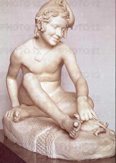 RUDE FRANÇOIS 1784/1855
PESCADOR NAPOLITANO JUGANDO CON UNA TORTUGA
PARIS, MUSEO LOUVRE-INTERIOR
FRANCIA