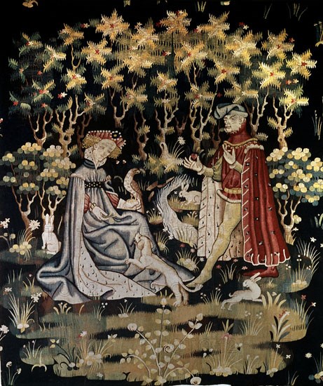 TAPIZ-LA OFRENDA DEL CORAZON-S XV - AMOR CORTES
CLUNY, MUSEO
FRANCIA