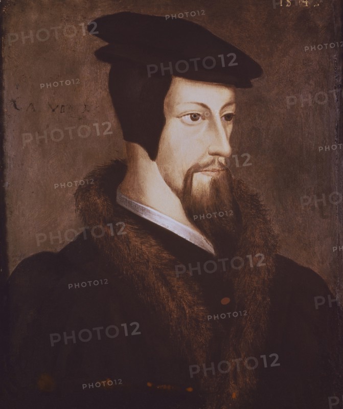 Anonyme, Portrait de Jean Calvin