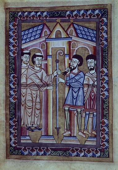MISAL- DISPUTA DE SAN ILDEFONSO - ESCUELA CLUNIACENSE
PARMA, B PALATINA
ITALIA

This image is not downloadable. Contact us for the high res.
