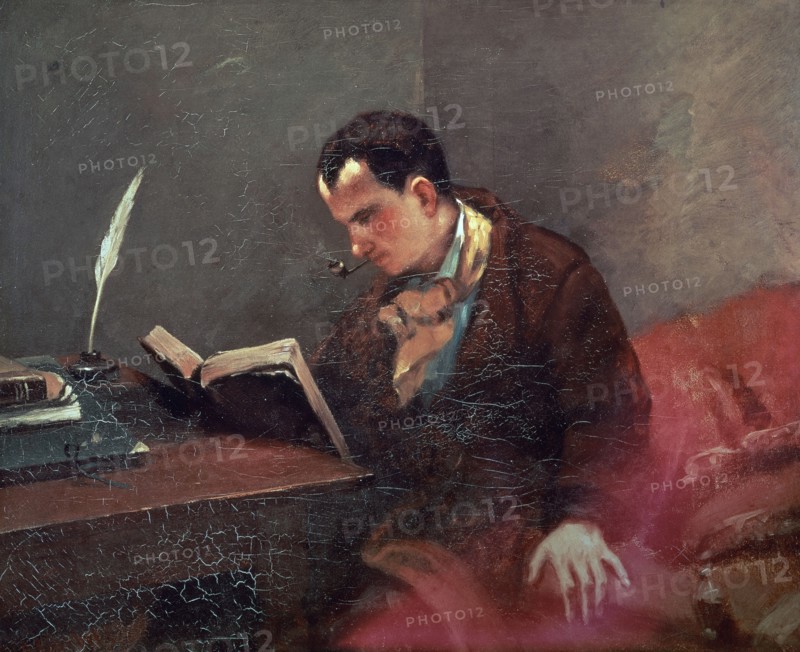 Courbet, Portrait de Baudelaire