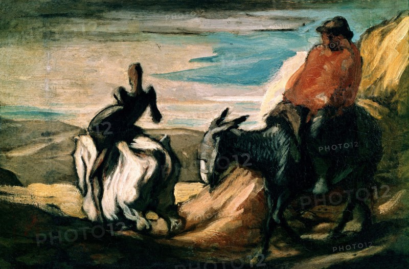 Daumier, Don Quixote and Sancho Panza