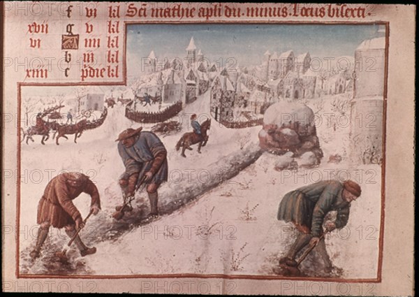 LIBRO DE HORAS DE 1430- QUITANDO NIEVE- AL MODO DEL LIBRO DE HORAS DEL DUQUE DE BERRY
PARIS, BIBLIOTECA NACIONAL
FRANCIA

This image is not downloadable. Contact us for the high res.