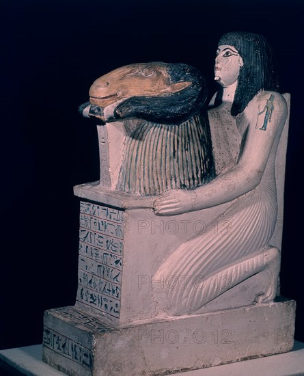PENMERNEB PRESENTANDO LA CABEZA DE AMON-RA-ESTATUA CALIZA PINTADA-XIX DINASTIA
TURIN, MUSEO DE ARTE EGIPCIO
ITALIA

This image is not downloadable. Contact us for the high res.
