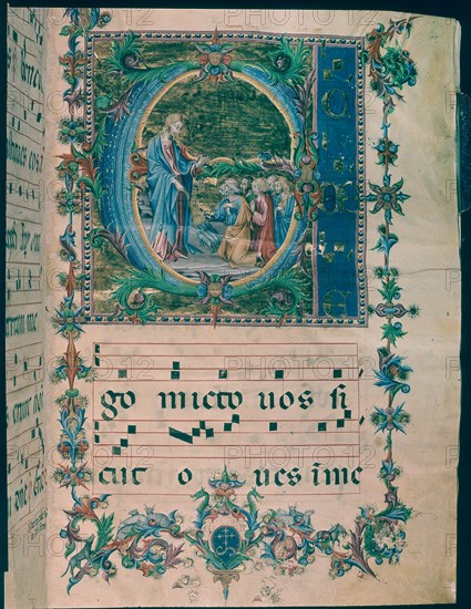 *ANTIFONARIO MINIATURA DE JUAN DE PABLO
SIENA, B NACIONAL
ITALIA

This image is not downloadable. Contact us for the high res.