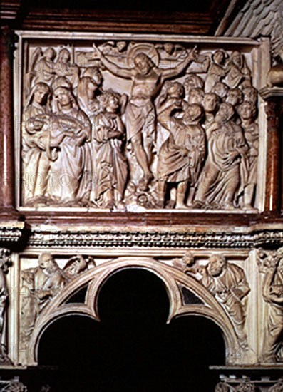 PISANO NICOLA
*LA CRUCIFIXION-PULPITO-DETALLE AÑO 1260
PISA, BAPTISTERIO
ITALIA

This image is not downloadable. Contact us for the high res.