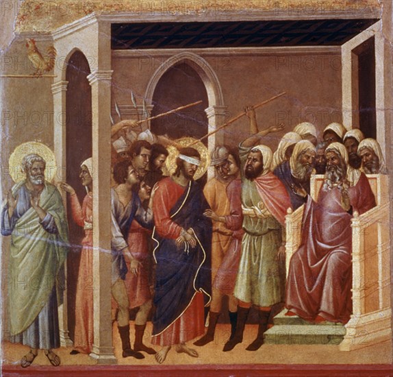 DUCCIO DI BUONINSEGN1255/1319
*MUSEO DE LA OBRA - APRESAMIENTO Y CONDENA DE JESUS-LA NEGACION DE SAN PEDRO
SIENA, CATEDRAL
ITALIA

This image is not downloadable. Contact us for the high res.