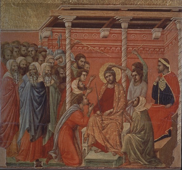 DUCCIO DI BUONINSEGN1255/1319
*CORONACION DE ESPINAS
SIENA, CATEDRAL
ITALIA

This image is not downloadable. Contact us for the high res.