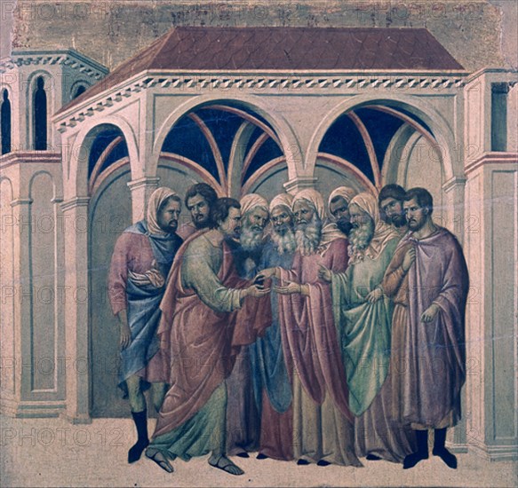 DUCCIO DI BUONINSEGN1255/1319
*PACTO DE JUDAS - S XIII
SIENA, CATEDRAL
ITALIA