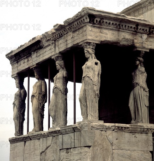 EL ERECTEON-CARIATIDES
ATENAS, ACROPOLIS
GRECIA