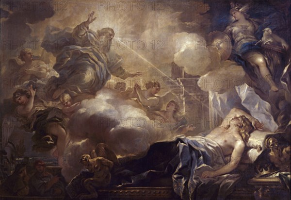 GIORDANO LUCA 1632/1705
EL SUEÑO DE SALOMON-L.2,45X3,61-NºPRADO 3179
MADRID, MUSEO DEL PRADO-PINTURA
MADRID