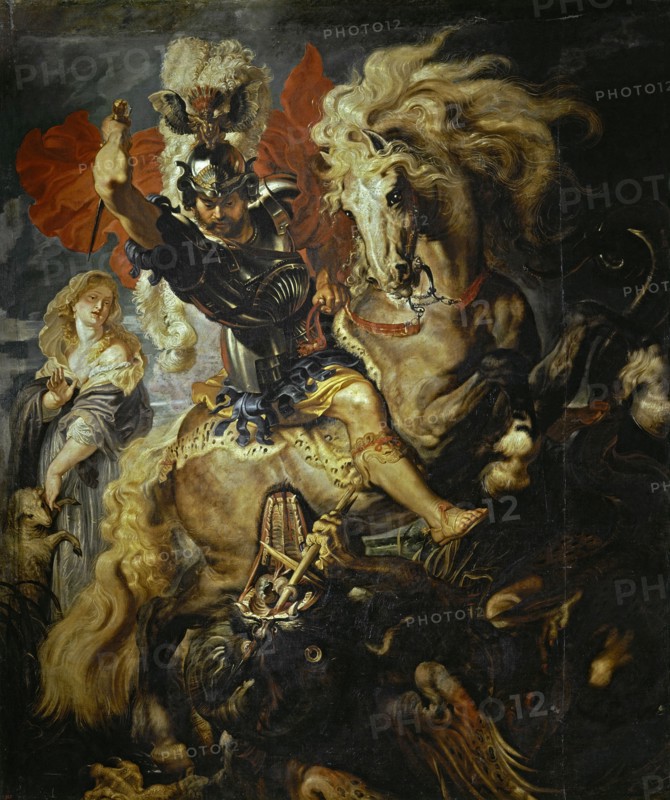 Rubens, Saint Georges luttant contre le dragon