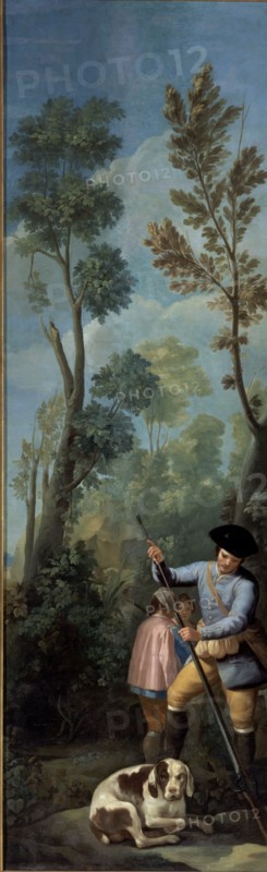 Goya, Hunter loading his rifle