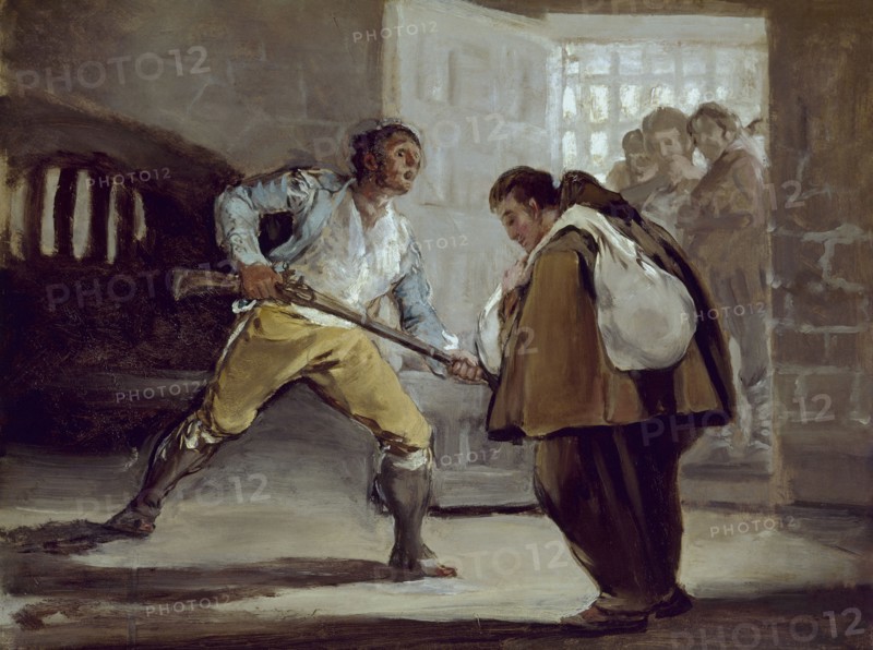 Goya, Frère Pedro de Zaldivia et le bandit Maragato